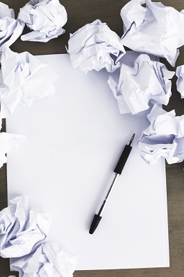 L'angoisse de la page blanche